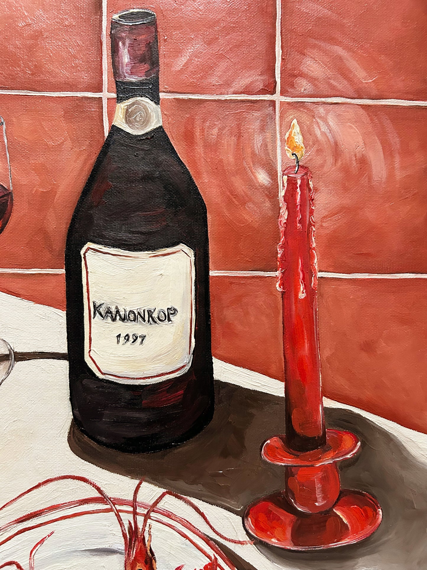 'Red Red Wine'Original Painting