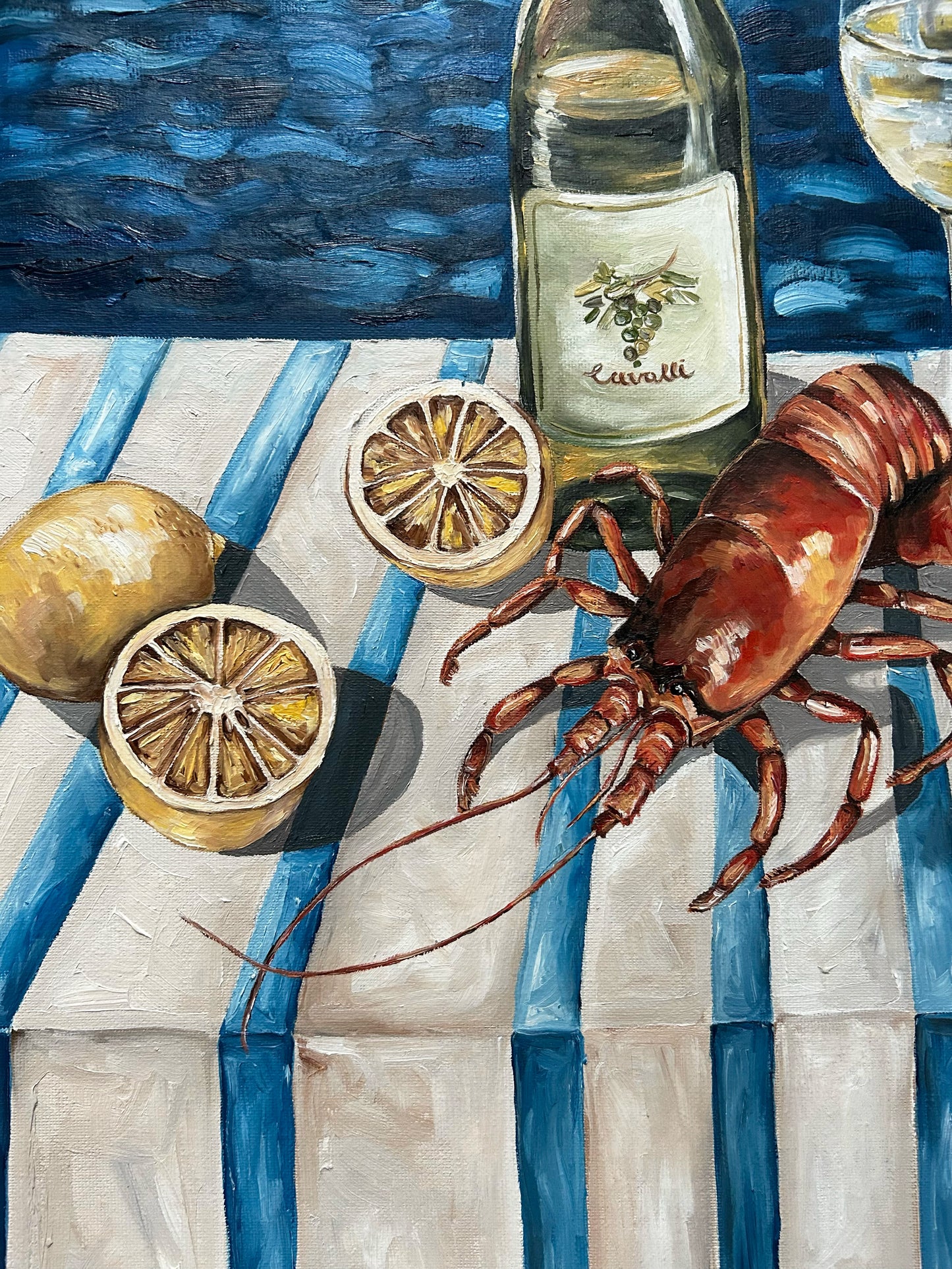 'Kreef & Vino' Art Print