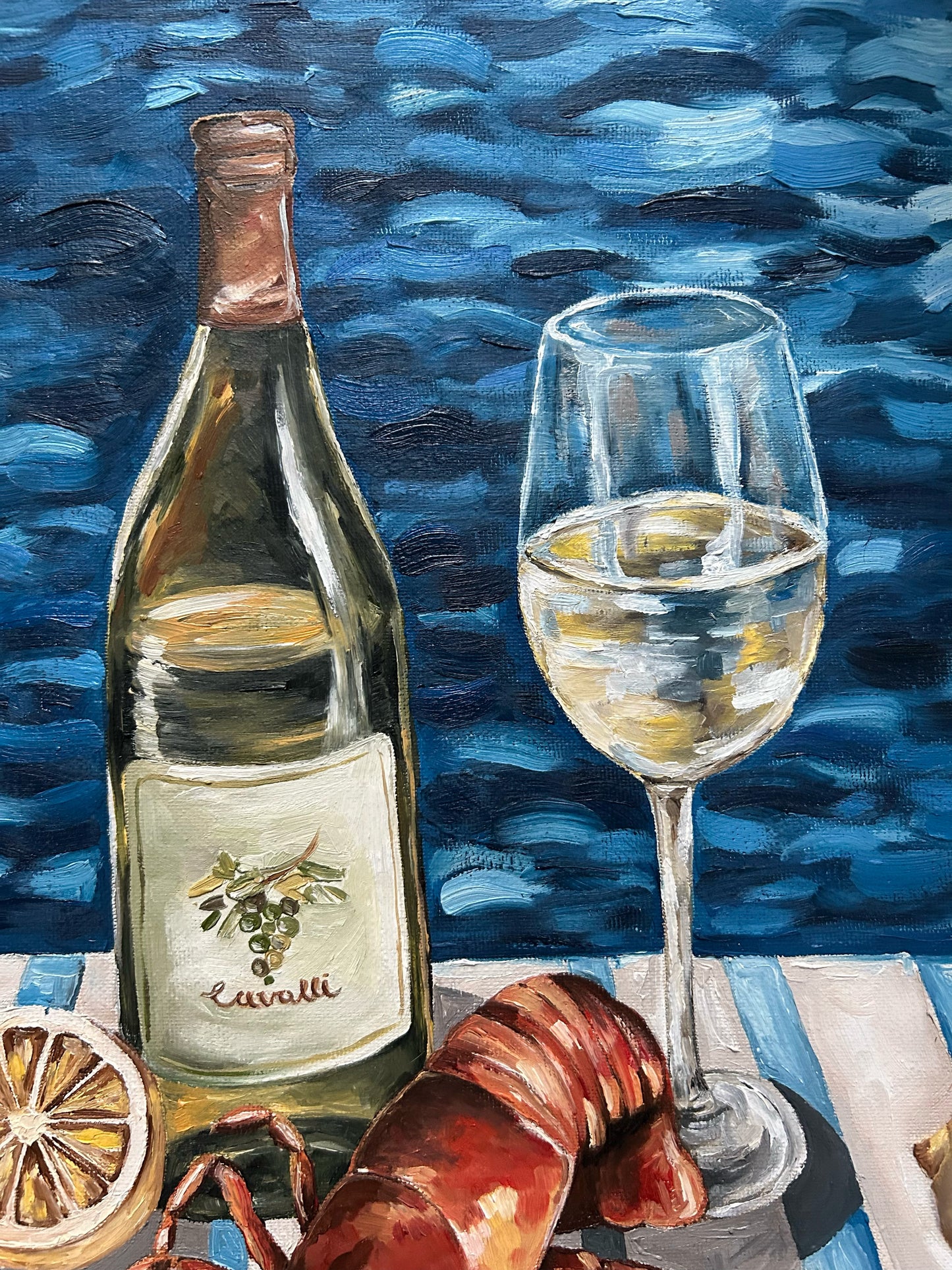 'Kreef & Vino' Art Print