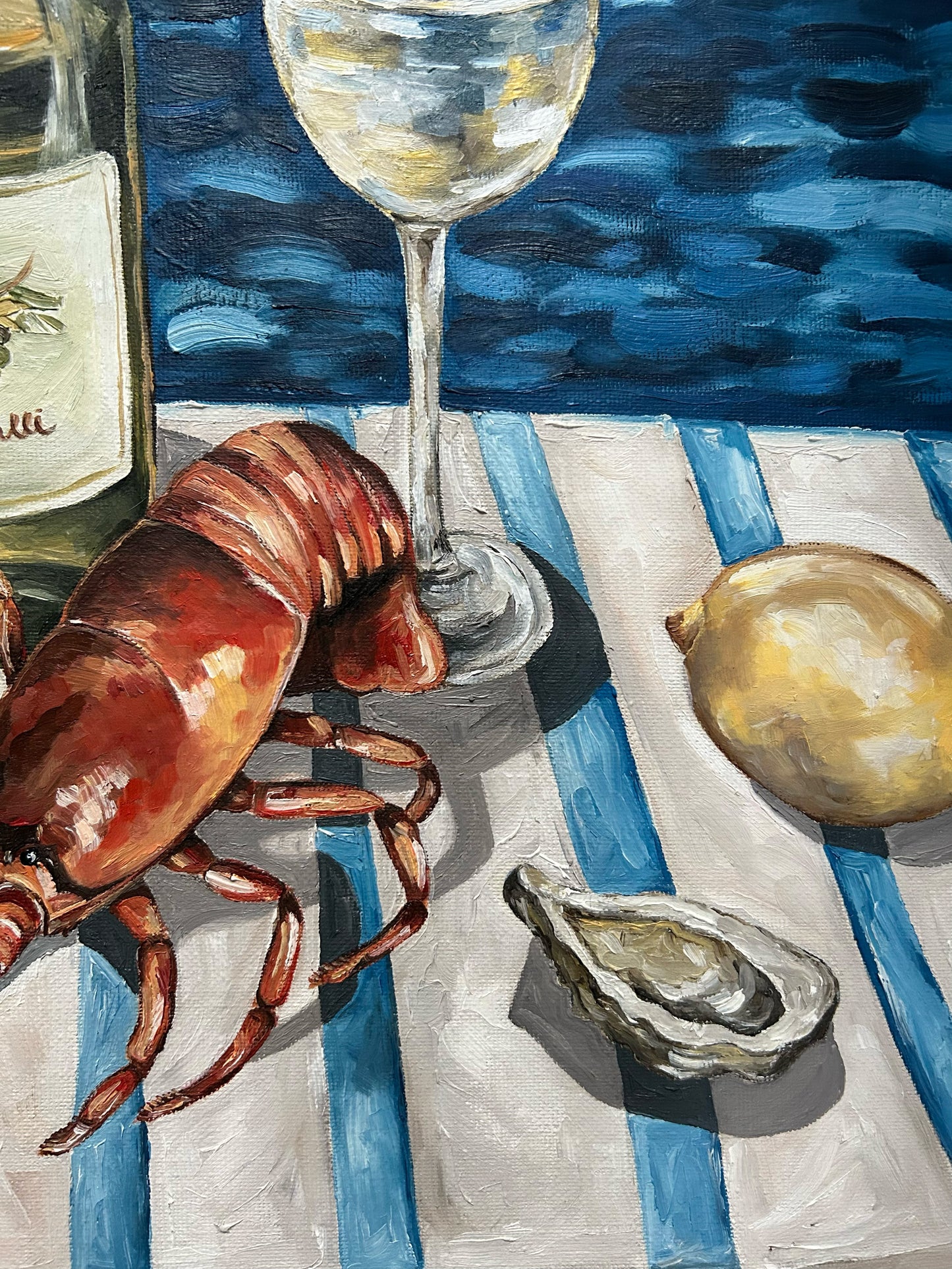 'Kreef & Vino' Art Print