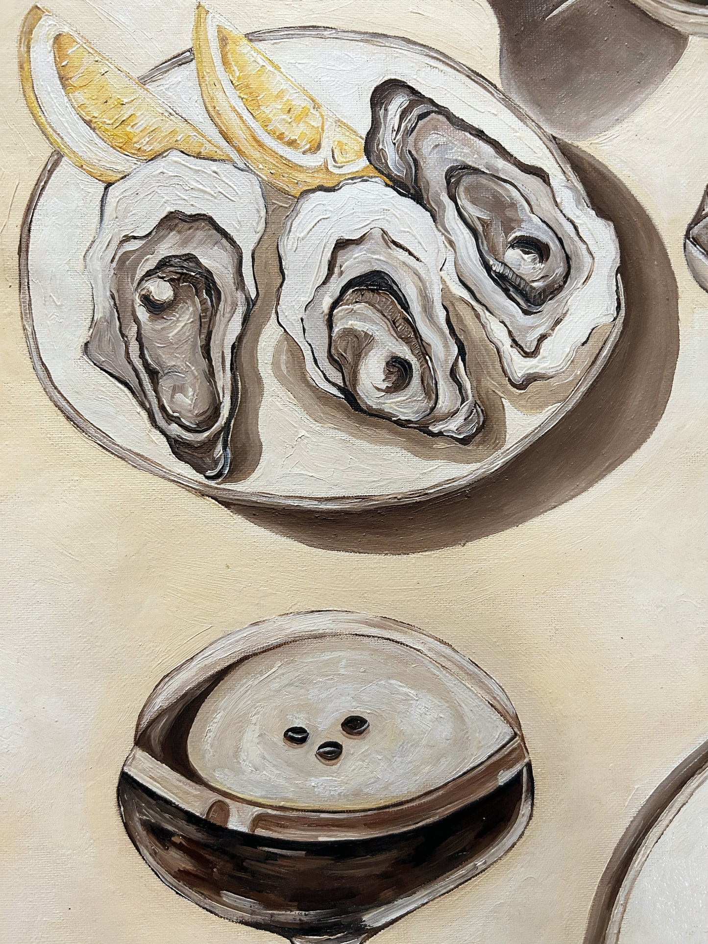 'Tipsy Oysters' Art Print