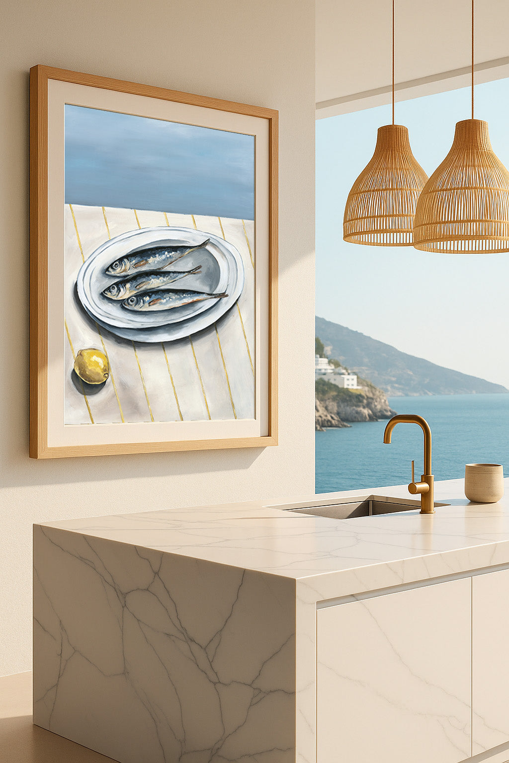 'Catch Of Citrus' Art Print