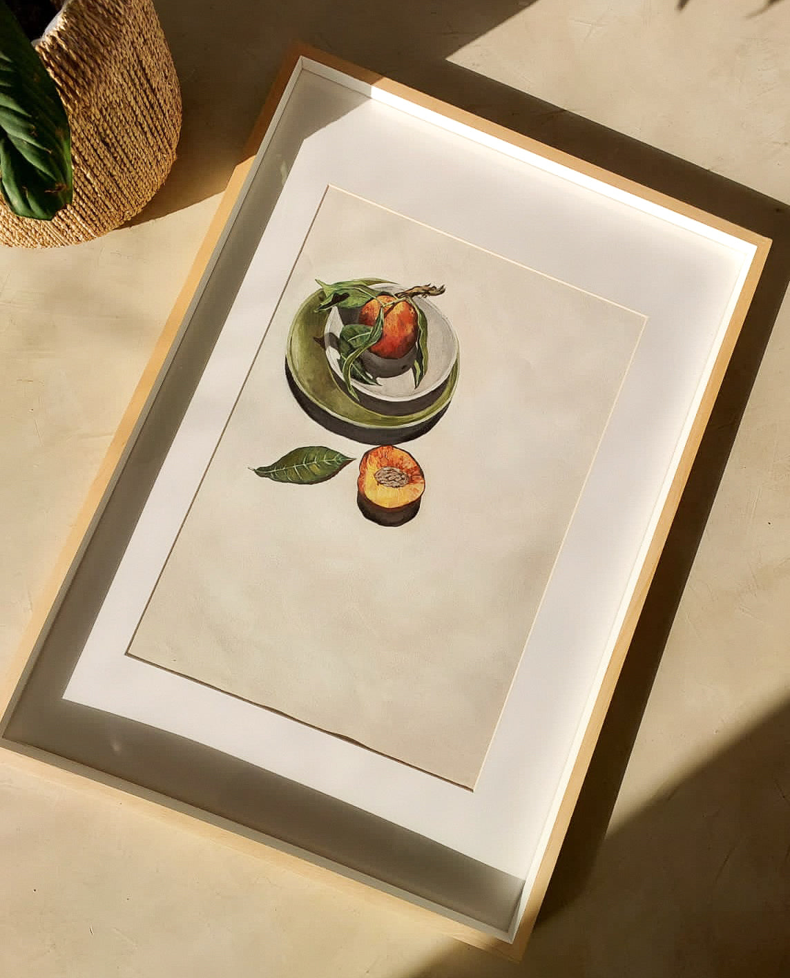 'Transvalia Peaches' Art Print