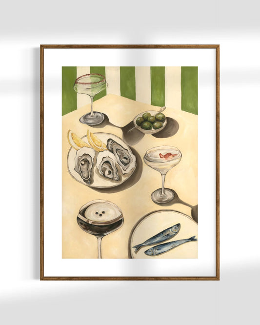 'Tipsy Oysters' Original Painting