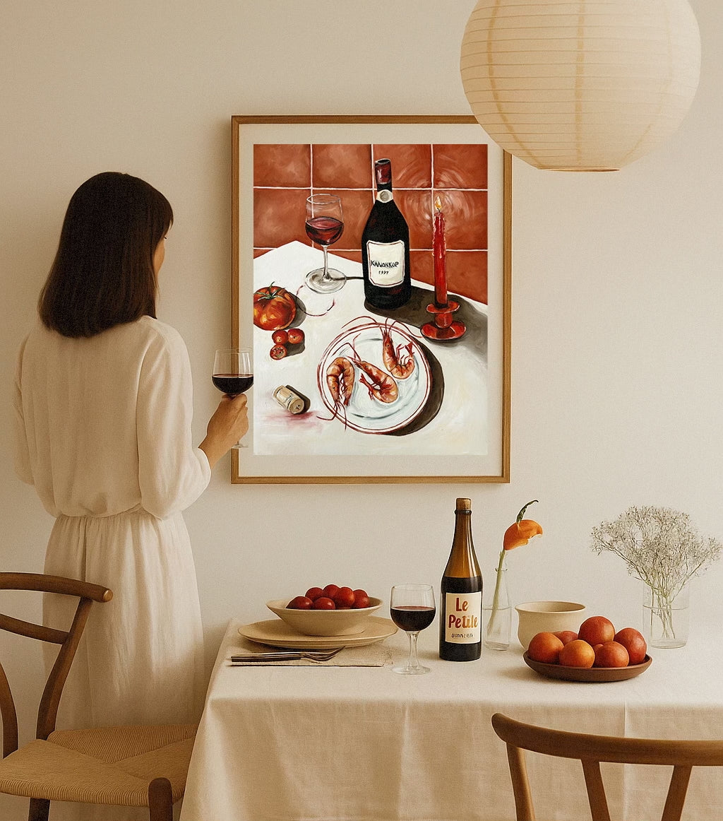 'Red Red Wine' Art Print